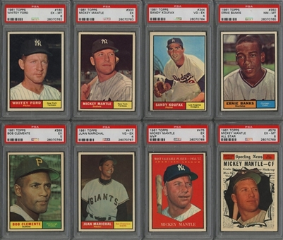 1961 Topps Baseball Complete Set (587)